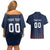 Custom France Football Couples Matching Off Shoulder Short Dress and Hawaiian Shirt Les Bleus Gallic Rooster