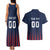 Custom France Football Couples Matching Tank Maxi Dress and Hawaiian Shirt Les Bleus Gallic Rooster