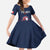 Custom France Football Family Matching Long Sleeve Bodycon Dress and Hawaiian Shirt Les Bleus Gallic Rooster