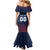 Custom France Football Family Matching Mermaid Dress and Hawaiian Shirt Les Bleus Gallic Rooster