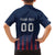 Custom France Football Family Matching Off The Shoulder Long Sleeve Dress and Hawaiian Shirt Les Bleus Gallic Rooster