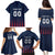 Custom France Football Family Matching Puletasi and Hawaiian Shirt Les Bleus Gallic Rooster