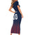 Custom France Football Family Matching Short Sleeve Bodycon Dress and Hawaiian Shirt Les Bleus Gallic Rooster