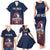 Custom France Football Family Matching Tank Maxi Dress and Hawaiian Shirt Les Bleus Gallic Rooster