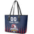 Custom France Football Leather Tote Bag Les Bleus Gallic Rooster