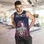 Custom France Football Men Tank Top Les Bleus Gallic Rooster