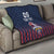 Custom France Football Quilt Les Bleus Gallic Rooster