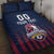 Custom France Football Quilt Bed Set Les Bleus Gallic Rooster