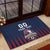 Custom France Football Rubber Doormat Les Bleus Gallic Rooster