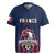 Custom France Football Rugby Jersey Les Bleus Gallic Rooster