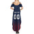 Custom France Football Summer Maxi Dress Les Bleus Gallic Rooster