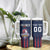 Custom France Football Tumbler With Handle Les Bleus Gallic Rooster