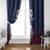 Custom France Football Window Curtain Les Bleus Gallic Rooster