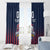 Custom France Football Window Curtain Les Bleus Gallic Rooster