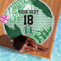 Custom Nigeria Fooball Beach Blanket Super Eagles National Pride