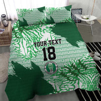 Custom Nigeria Fooball Bedding Set Super Eagles National Pride