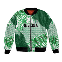 Custom Nigeria Fooball Bomber Jacket Super Eagles National Pride