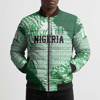 Custom Nigeria Fooball Bomber Puffer Jacket Super Eagles National Pride