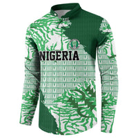 Custom Nigeria Fooball Button Sweatshirt Super Eagles National Pride