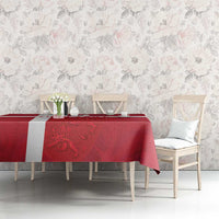 Custom Denmark Football Tablecloth Danish Dynamite Go Champion