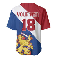 Custom Netherlands Football Baseball Jersey Come On Holland
