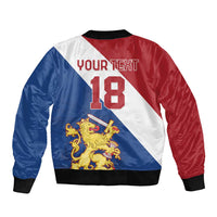 Custom Netherlands Football Bomber Jacket Come On Holland