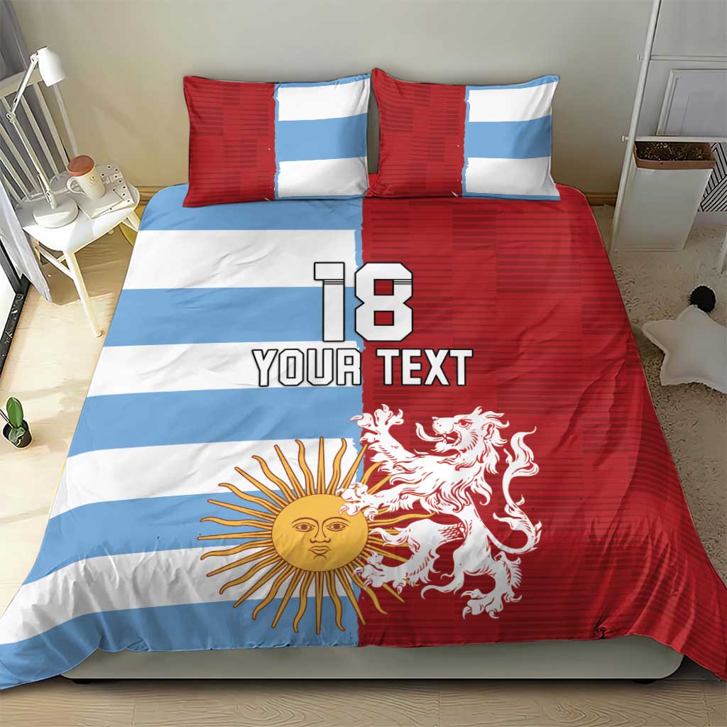 Custom British Lions Argentina Bedding Set Unique Style - Wonder Print Shop