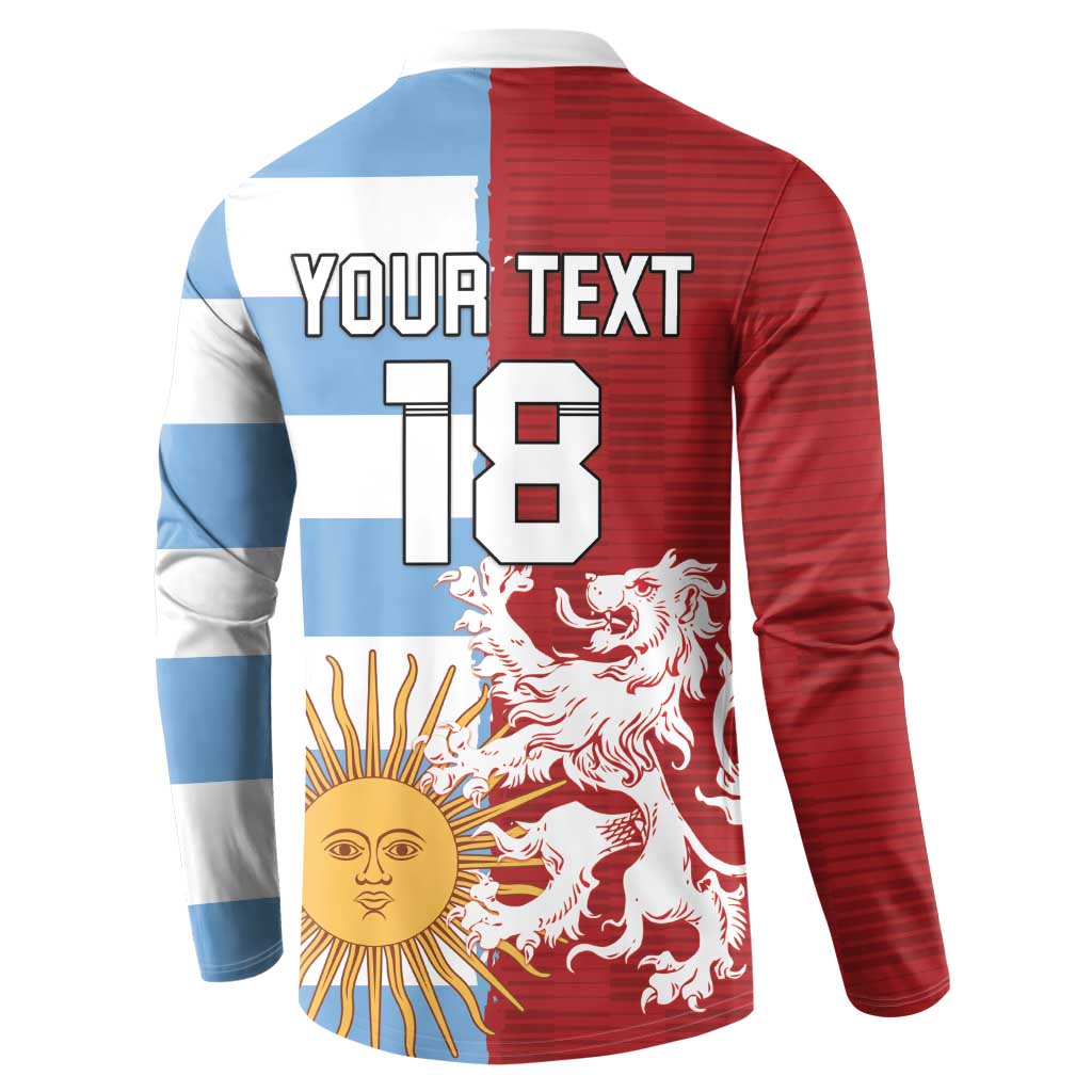 Custom British Lions Argentina Button Sweatshirt Unique Style - Wonder Print Shop