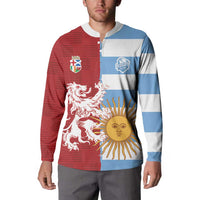 Custom British Lions Argentina Button Sweatshirt Unique Style - Wonder Print Shop