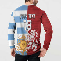 Custom British Lions Argentina Button Sweatshirt Unique Style - Wonder Print Shop