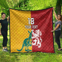 Custom British Lions Australia Quilt Unique Style - Wonder Print Shop