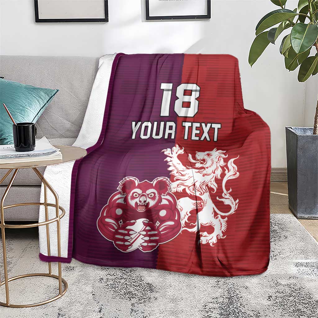 Custom British Lions Brumbies Blanket Unique Style - Wonder Print Shop