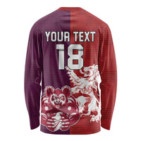 Custom British Lions Brumbies Long Sleeve Shirt Unique Style - Wonder Print Shop