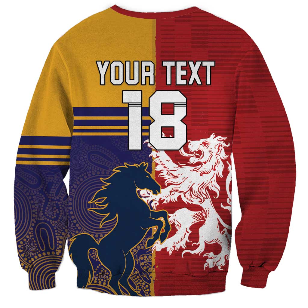 Custom British Lions Queensland Sweatshirt Unique Style - Wonder Print Shop