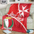 Personalized Malta Cross Coat Of Arms Blanket