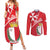 Personalized Malta Cross Coat Of Arms Couples Matching Summer Maxi Dress and Long Sleeve Button Shirt - Wonder Print Shop