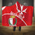 Personalized Malta Cross Coat Of Arms Hooded Blanket