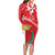 Personalized Malta Cross Coat Of Arms Long Sleeve Bodycon Dress - Wonder Print Shop