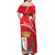 Personalized Malta Cross Coat Of Arms Off Shoulder Maxi Dress - Wonder Print Shop