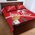 Personalized Malta Cross Coat Of Arms Quilt Bed Set - Wonder Print Shop