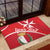 Personalized Malta Cross Coat Of Arms Rubber Doormat - Wonder Print Shop