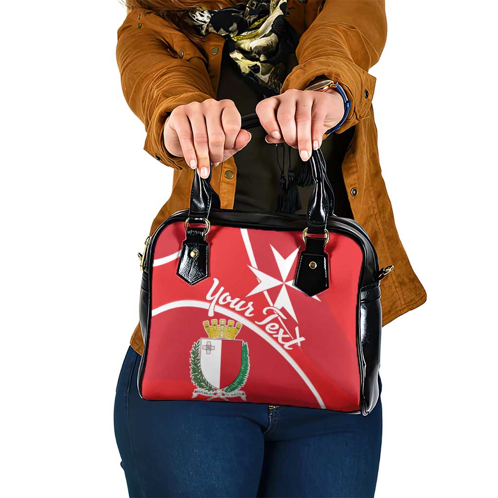 Personalized Malta Cross Coat Of Arms Shoulder Handbag