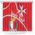 Personalized Malta Cross Coat Of Arms Shower Curtain