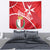 Personalized Malta Cross Coat Of Arms Tapestry