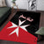 Personalized Malta Cross With Valletta Capital Area Rug - Wonder Print Shop