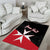 Personalized Malta Cross With Valletta Capital Area Rug - Wonder Print Shop