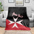 Personalized Malta Cross With Valletta Capital Blanket