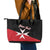 Personalized Malta Cross With Valletta Capital Leather Tote Bag