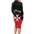 Personalized Malta Cross With Valletta Capital Long Sleeve Bodycon Dress - Wonder Print Shop