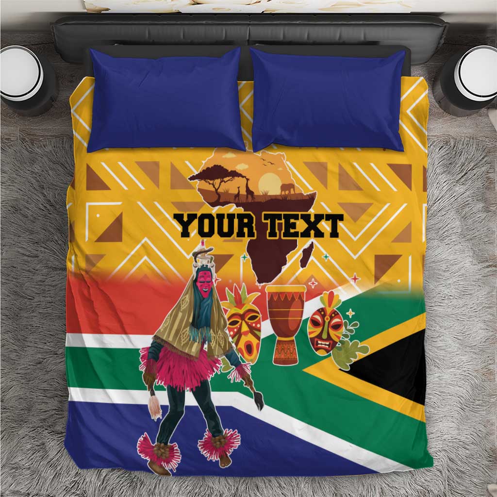 Personalized South Africa Heritage Day Bedding Set With Traditional Dancer - Wonder Print Shop